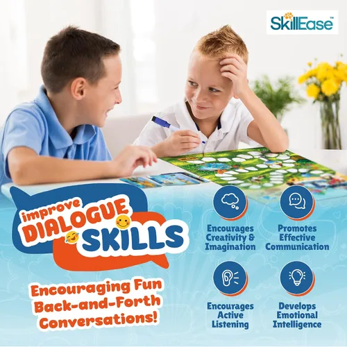 Miniatura 3 de SkillEase Juego de habilidades sociales Chatter Pop para pensar en los demás, materiales de terapia del habla, juegos de terapia, educativos