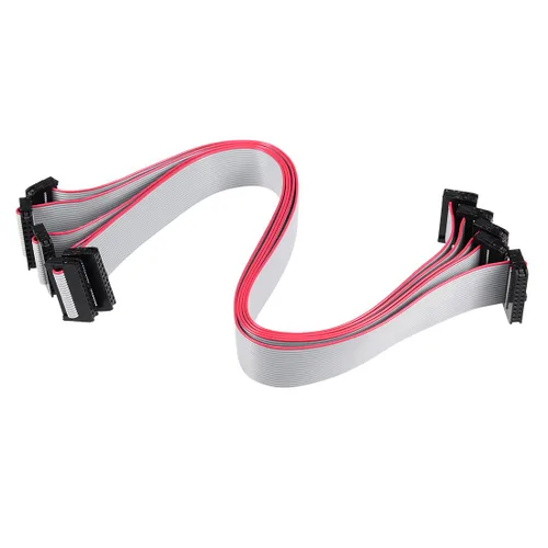 Miniatura 9 de uxcell IDC 6 pines conector plano cinta cable hembra longitud 11.8 in 0.079 in paso, 5pcs