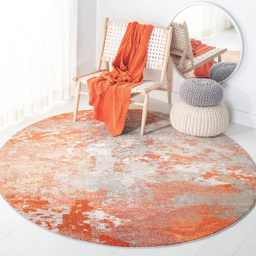 Miniatura 28 de SAFAVIEH Madison Collection - Alfombra de pasillo de 2 pies 2 pulgadas x 6 pies, beige y gris, no desprende pelusa y de fácil cuidado