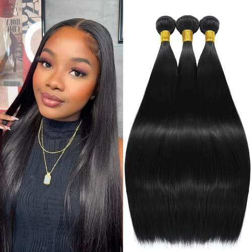 Miniatura 7 de 613 paquetes de cabello humano de 10 pulgadas, grado 12A, 100% sin procesar, rubio virgen brasileño 613, extensiones de cabello humano para mujeres