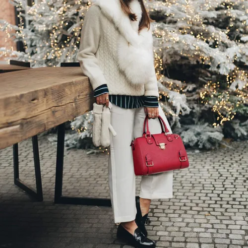 Miniatura 2 de Dasein - Bolso de mano para mujer, diseño de barril, cuero vegano, bolso de hombro, con asa superior, a la moda, bolso de trabajo