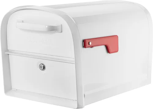 Miniatura 16 de Architectural Mailboxes 6300B-10 Oasis 360 Buzón de paquete con bloqueo, extragrande, negro, 6300B-10 Galvanized steel build with a secure steel