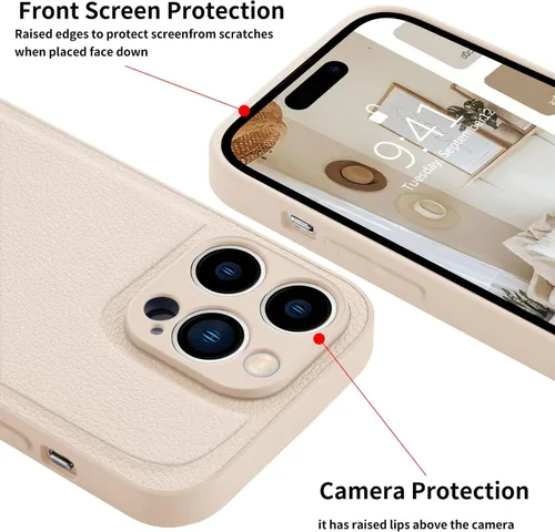Miniatura 4 de Compatible con iPhone 7 Plus/8 Plus Funda de cuero para teléfono para mujeres, funda de lujo sólida de moda, funda delgada anti-choque de diseño