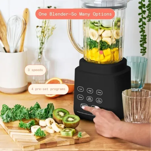 Miniatura 8 de Maravilloso sistema de licuadora PowerExact con motor de 700 W, tarro Tritan de 50 onzas, taza de una sola porción de 20 onzas, tapa antigoteo, 3