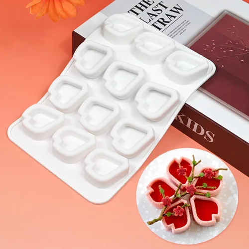Miniatura 13 de mostsom Molde de silicona para pastel de mousse de flores, molde de helado, molde de chocolate, jabón, cupcakes 3D, utensilios para hornear, molde