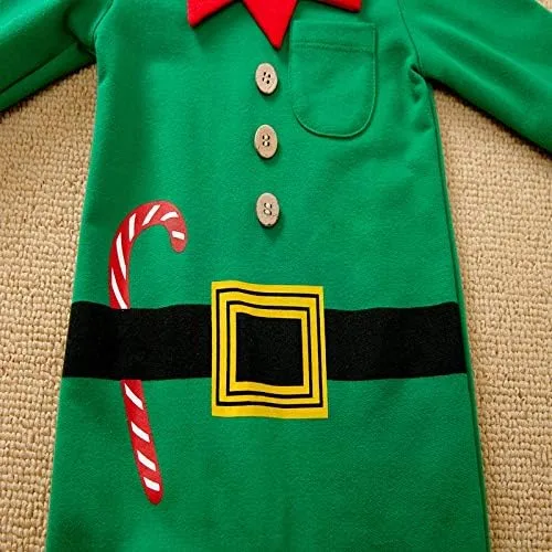 Miniatura 5 de My First Christmas - Conjunto de mameluco de manga larga para recién nacido, traje para bebé y niña