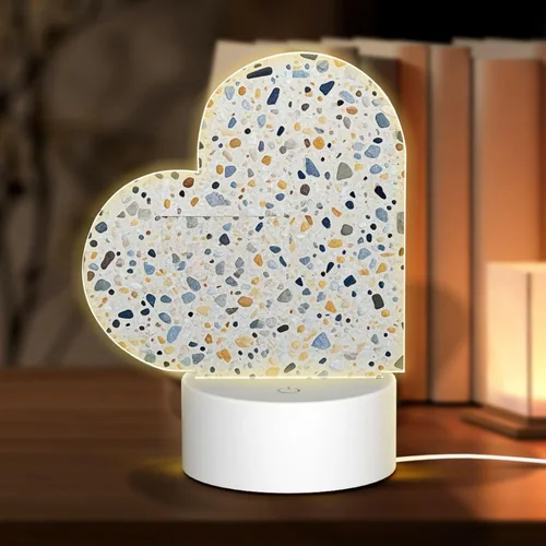 Miniatura 10 de 3D Night Light LED Light Lamp Base Personalized Gifts Acrylic Night Light Color Fusion Night Light Acrylic Plaque USB 3 Colors Change Smart Touch