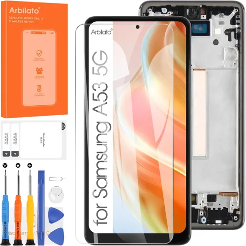 Incell - Pantalla para Samsung Galaxy A53 5G, repuesto para Samsung A536, pantalla LCD SM-A536B, SM-A536U, SM-A536E pantalla táctil digitalizador