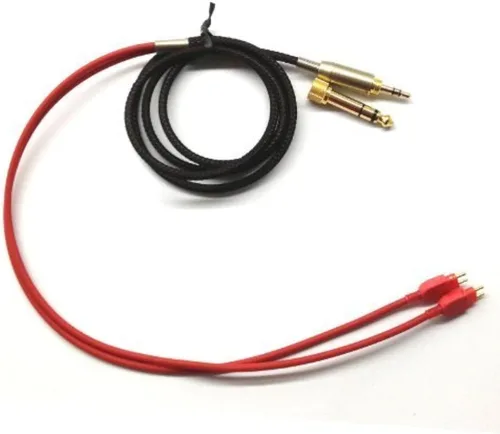 NewFantasia Cable de actualización de audio de repuesto compatible con auriculares Sennheiser HD650 HD600 HD580 HD660S HD660S2 HD58X HD6XX 3.9 ft/4