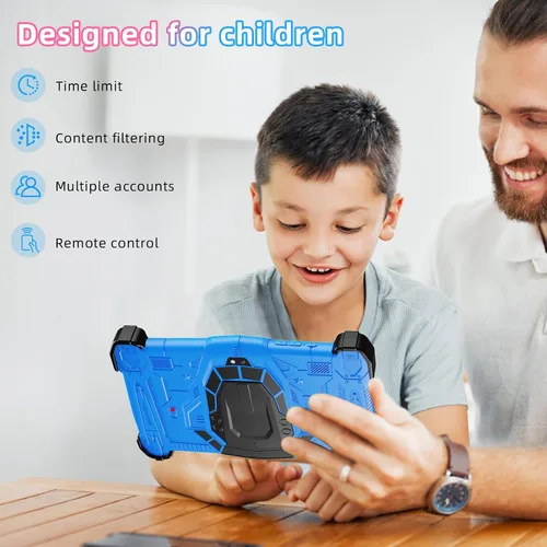 Miniatura 3 de Tableta infantil de 7 pulgadas, tableta para niños de 3 a 10 años, tableta de aprendizaje educativo Android 14, 10 GB de RAM+64 GB de ROM, controles