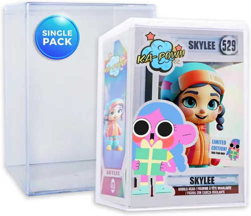 1 Estuche de protección de plástico duro transparente premium para figuras Funko Pop de 4 pulgadas, hecho en EE. UU., Estuches de exhibición