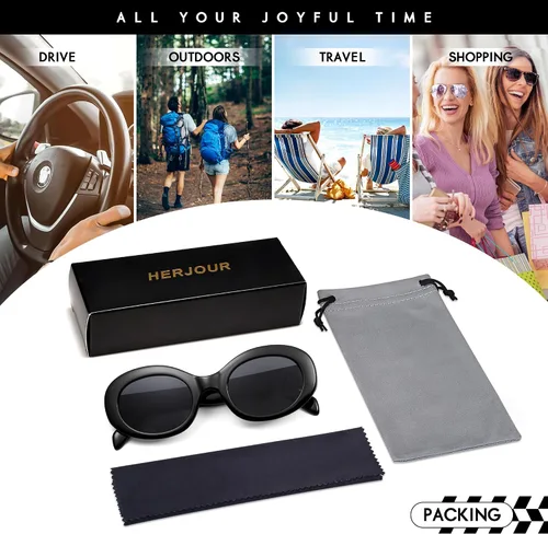 Miniatura 4 de Allarallvr Gafas de sol retro ovaladas de moda para mujeres y hombres gafas de sol de moda AR82158