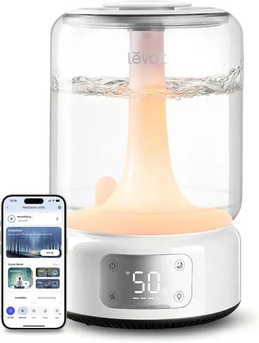 Miniatura 7 de LEVOIT Classic300 Humidificador ultrasónico de llenado superior, tanque extra grande de 6 litros que dura 60 horas, súper silencioso, fácil de usar