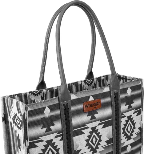 Miniatura 3 de Wrangler Aztec Tote Bag for Women Boho Shoulder Purses and Handbags