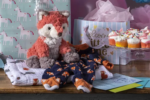 Miniatura 7 de Mary Meyer Masilla de peluche suave, 8 pulgadas, zorro coral