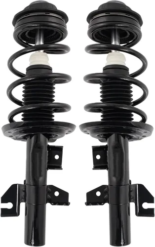 Miniatura 139 de TRQ Conjunto de Amortiguador y Resorte Delantero Cargado con Resorte Helicoidal Pre-ensamblado Compatible con Jeep Cherokee Limited AWD 14-22 Sin