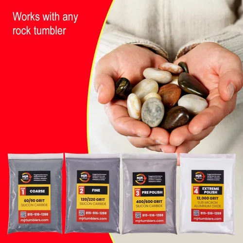Miniatura 4 de Kit de recambio de grano de calidad premium con pulido extremo de 12,000 granos de óxido de aluminio submicrónico para resultados sin igual. Para