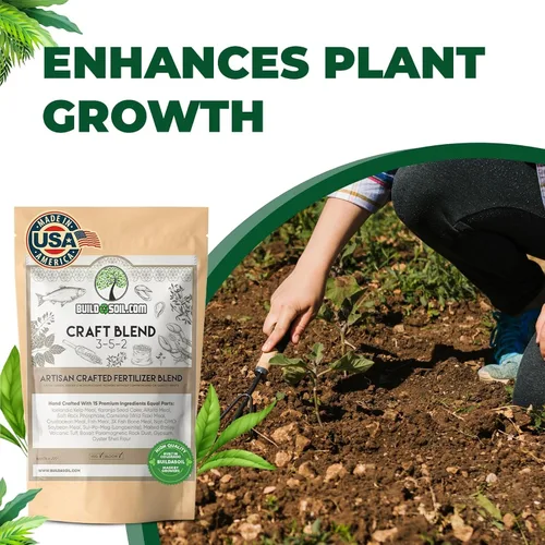 Miniatura 5 de BuildASoil Fertilizante para huerto de vegetales y alimentos orgánicos para plantas Fertilizante orgánico hecho a mano con 15 ingredientes