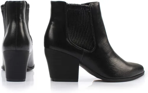 Miniatura 6 de Bliss - Botines cómodos de tacón grueso para mujer, estilo Chelsea