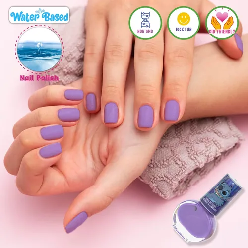 Miniatura 2 de Disney Stitch - Esmalte de uñas no tóxico, a base de agua, seguro, de secado rápido, juego de regalo para niños y adolescentes, colores brillantes
