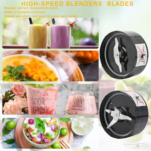 Miniatura 7 de Piezas de repuesto compatibles con Magic Bullet serie MB1001 de 250 W – Juego de accesorios de repuesto para licuadora prémium