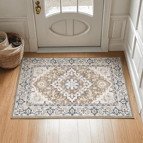 Miniatura 69 de Lofus 8x10 Alfombras de área para sala de estar, alfombra de área lavable, alfombras para dormitorio, cocina, alfombra vintage boho, alfombra suave