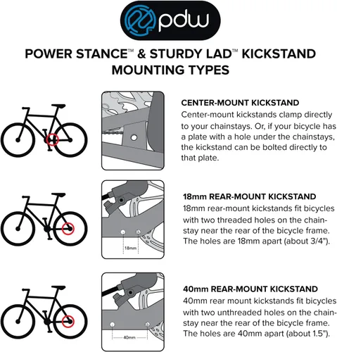 Miniatura 7 de Portland Design Works Power Stance Bicycle Kickstand