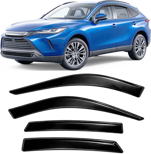 Miniatura 24 de Protectores de lluvia adhesivos 2017-2022 para Honda CR-V Viseras deflectoras de ventana lateral LX EX EX-L Touring 3D onduladas estilo JDM CRV