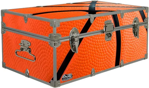 Miniatura 10 de C&N Footlockers Baúl de diseñador – Baúl de almacenamiento con temática deportiva – Disponible en 15 temas diferentes – 32 x 18 x 13.5 pulgadas