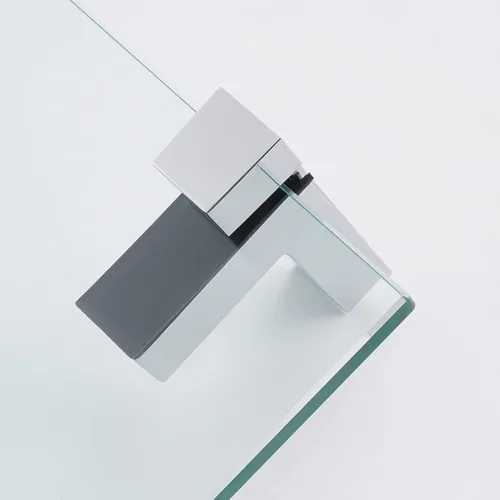 Miniatura 7 de KES BGS3201S60 - Estante de cristal de 24 pulgadas, estantes de vidrio templado montados en la pared, acabado cromado pulido, BGS3201S60 Acabado