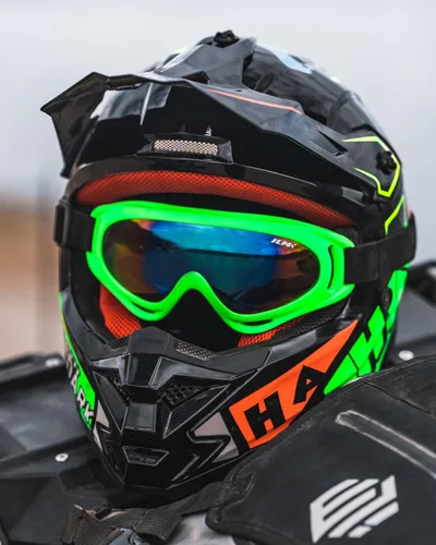 Miniatura 5 de ILM Casco ATV juvenil para niños, motocross, BMX, todoterreno, Go Kart, casco DOT ECE modelo Z705 (Hip-hop, L)