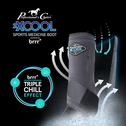 Miniatura 3 de Professional's Choice 2XCOOL - Botas deportivas para caballos medicinales, diseño protector y transpirable para máxima comodidad y durabilidad