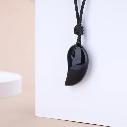 Miniatura 5 de COAI Collar de cristal curativo de magatama japonés