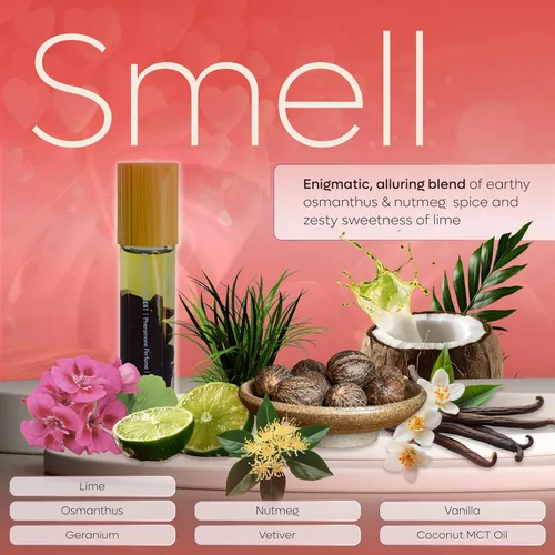 Miniatura 2 de Perfume de feromonas con aceites esenciales infundidos, rollo de obsidiana, elemento de atracción con aroma de larga duración, unisex para hombres
