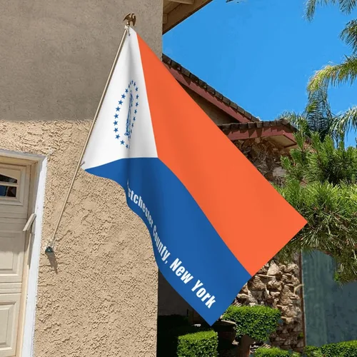 Miniatura 6 de Bandera del condado de Westchester, bandera de Nueva York, 3 x 5 pies, poliéster duradero de doble cara, divertida pancarta decorativa