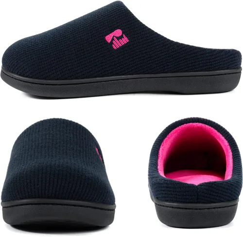 Miniatura 3 de RockDove Pantuflas originales de espuma viscoelástica bicolor para mujer, 5-12