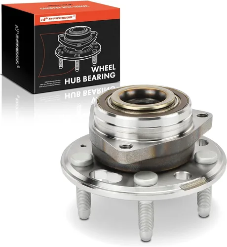A-Premium Cojinete de rueda delantera o trasera y conjunto de cubo con 5 lengüetas compatible con Chevy GMC Buick Cadillac - 2010-2020 - Equinox
