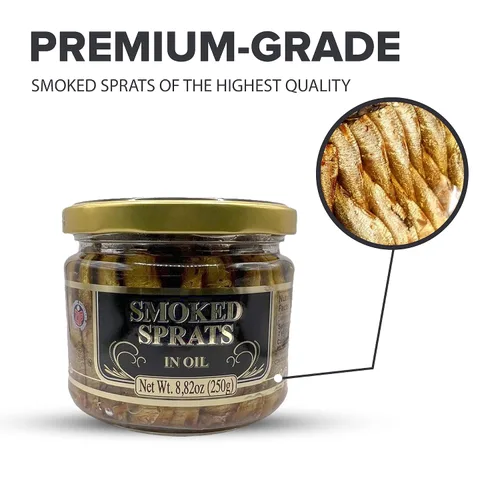 Miniatura 4 de Riga Gold, Espadines ahumados en aceite - 8.82 oz/250g (paquete 3)