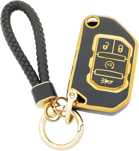 Miniatura 42 de Funda para Llavero de Coche Llavero Funda de Llave de TPU Suave Carcasa de Protección Portallaves Accesorios