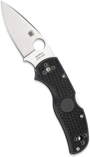 Miniatura 18 de Spyderco C41 Native 5 Signature - Cuchillo plegable con hoja de acero CPM S30V de 2.95" y mango FRN ligero, Gris