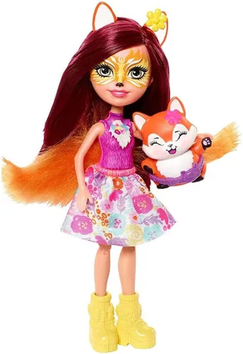 ENCHANTIMALS PLAYGROUND ADVENTURES PLAYSET + MUÑECA FOX FELICITY & FIGURA FLICK