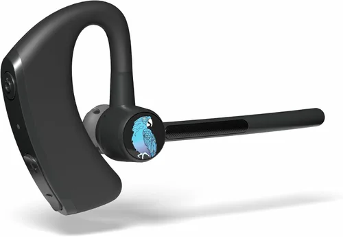 BlueParrott Auriculares Bluetooth mono M500‑XT, micrófono dual alimentado por IA con cancelación de ruido del 93%, diseño de oreja abierta para
