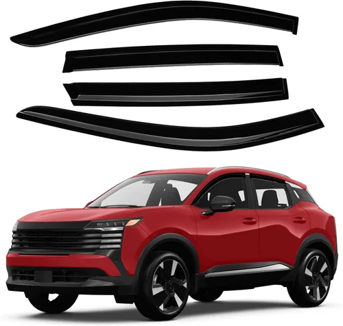 Miniatura 14 de Canvcle RAV4 Rain Guards - Window Visors for Toyota RAV4 2006-2012, Outside-Mount Tape-On Side Window Wind Deflectors for RAV4 Accessories, Vent