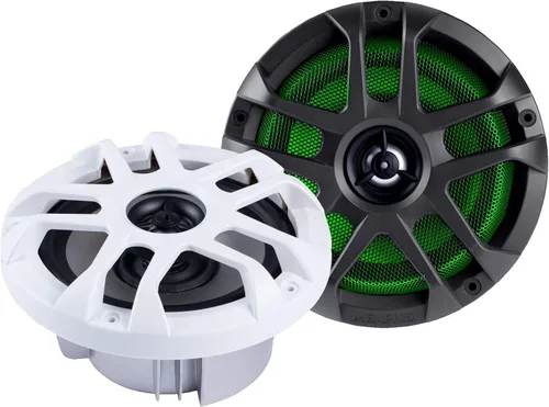Miniatura 11 de Memphis MXA69L MXA 6x9 Altavoces coaxiales de grado marino con LED RGB - Par Varios