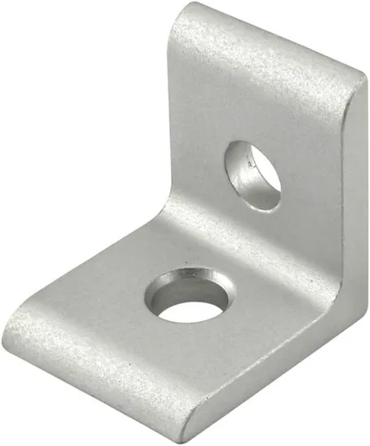Miniatura 2 de 8020, 4119, 10 Series Aluminio Soporte de esquina interior de 2 agujeros Soporte de ángulo de 90 grados para extrusiones extruidas con ranura en T