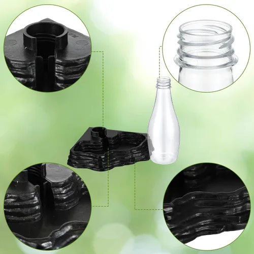 Miniatura 4 de Mumufy Comedero de agua para reptiles, paquete de 2, dispensador automático de agua, 13.5 onzas, para dragón barbudo, terrario, tortuga, geckos, rana
