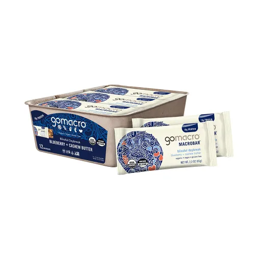 Miniatura 11 de Barritas de proteína GoMacro veganas y orgánicas