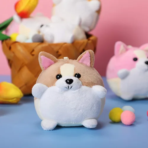 Miniatura 6 de Skylety Paquete de 12 mini perros de peluche de 5 pulgadas, cachorros de peluche pequeños a granel, lindos juguetes de felpa suave, regalo