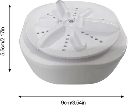 Miniatura 3 de Mini lavadora - Lavadora portátil Lavadora de turbina ultrasónica Turbo Lavadora para viajes de negocios Salas universitarias