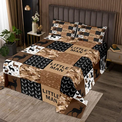 Miniatura 12 de Homewish Juego de colcha de 3 piezas con estampado de león en 3D de pareja de leones para niños, adolescentes, con temática de animales salvajes
